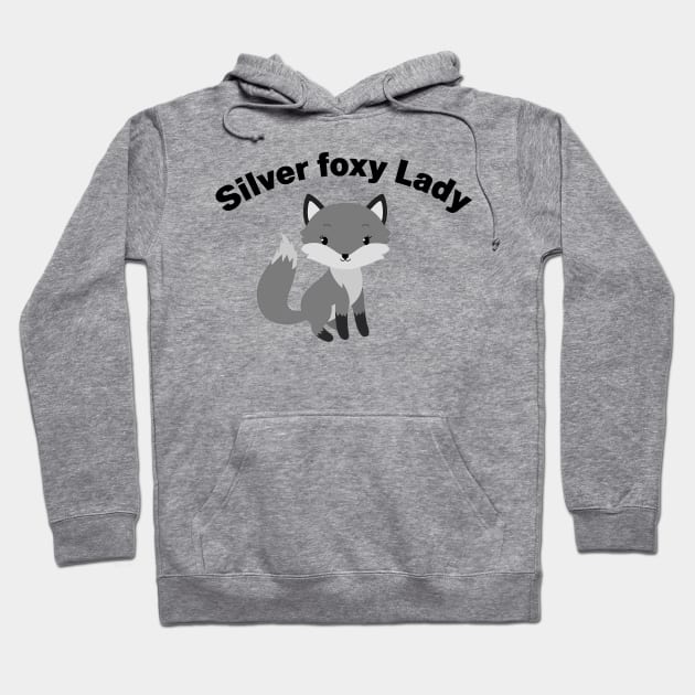 Silver hair don't care silver foxy silver sister shirt Hoodie by SOpunk